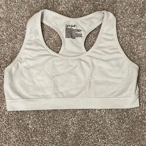 White girls sports bra
